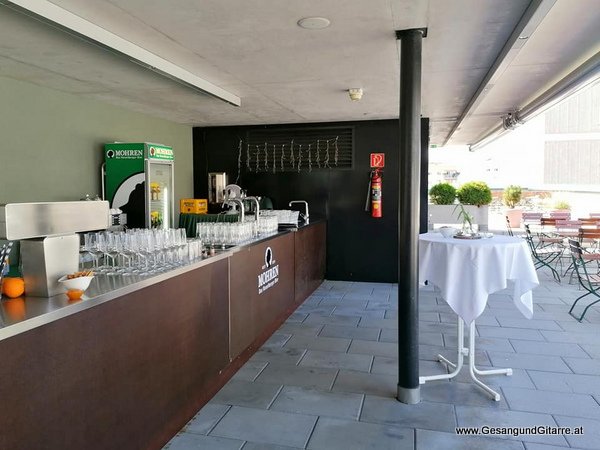 Sektempfang Agape Apero Sängerin Fest Feier Musik Musikerin Vorarlberg Bodensee Bodenseeregion Dornbirn