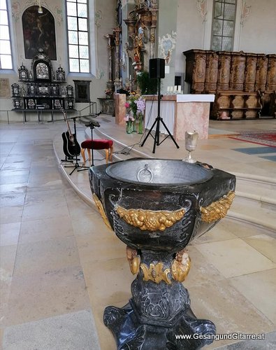 Kirche St. Gallus Bregenz Tauffeier Taufmusik Sängerin Musik Taufe Vorarlberg