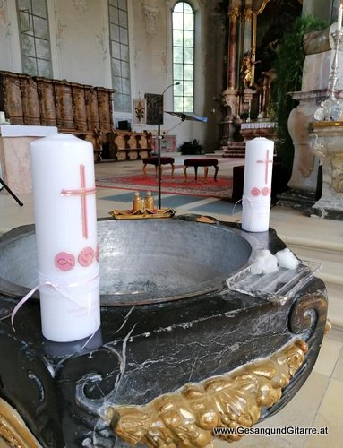 Kirche St. Gallus Bregenz Tauffeier Taufmusik Sängerin Musik Taufe Vorarlberg