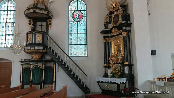 Sängerin Taufe Musik Untermalung Begleitung Kirche Vorarlberg