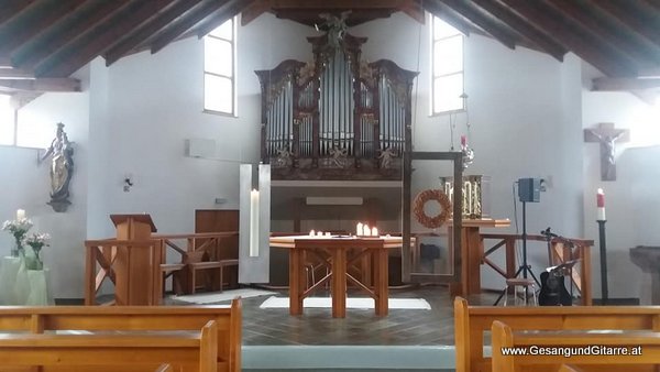 Sängerin Yvonne Brugger Taufe Vorarlberg Klostertal Kirche Klösterle