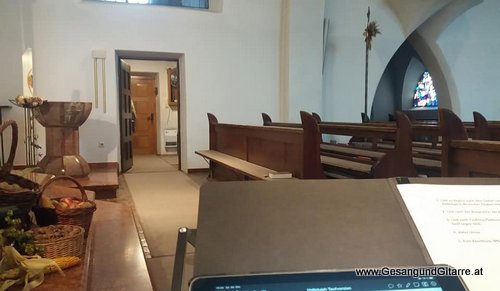 Sängerin Musik Taufe Batschuns Vorarlberg Kirche