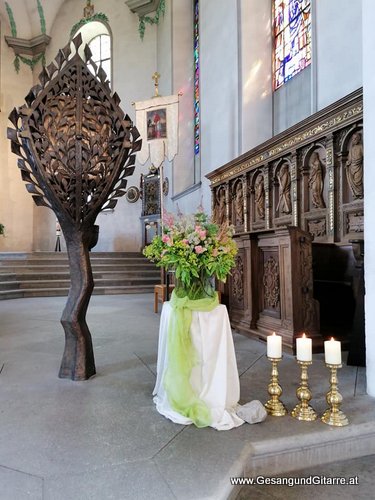 Kirche Hohenems Tauffeier Taufmusik Sängerin Musik Taufe Vorarlberg