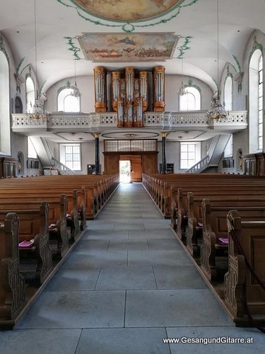 Kirche Hohenems Tauffeier Taufmusik Sängerin Musik Taufe Vorarlberg