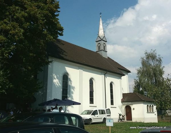 Hochzeitssängerin Sängerin Yvonne Brugger Trauung Hochzeit Vorarlberg Lustenau Kapelle