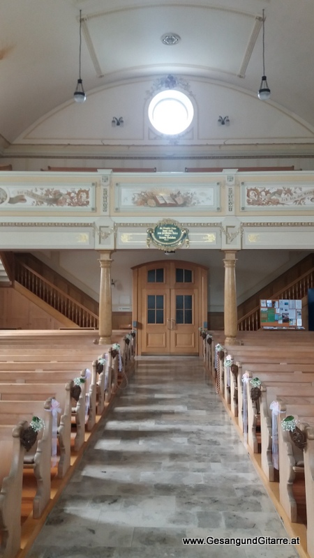 Hochzeit Trauung Schweiz Stein St. Gallen Kirche kirchlich Sängerin Musik