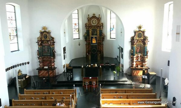 Hochzeitssängerin Sängerin Musik Hochzeit Trauung Kirche Bildstein Vorarlberg