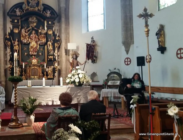Sängerin Yvonne Brugger Diamant Hochzeit Segnung Vorarlberg Kirche